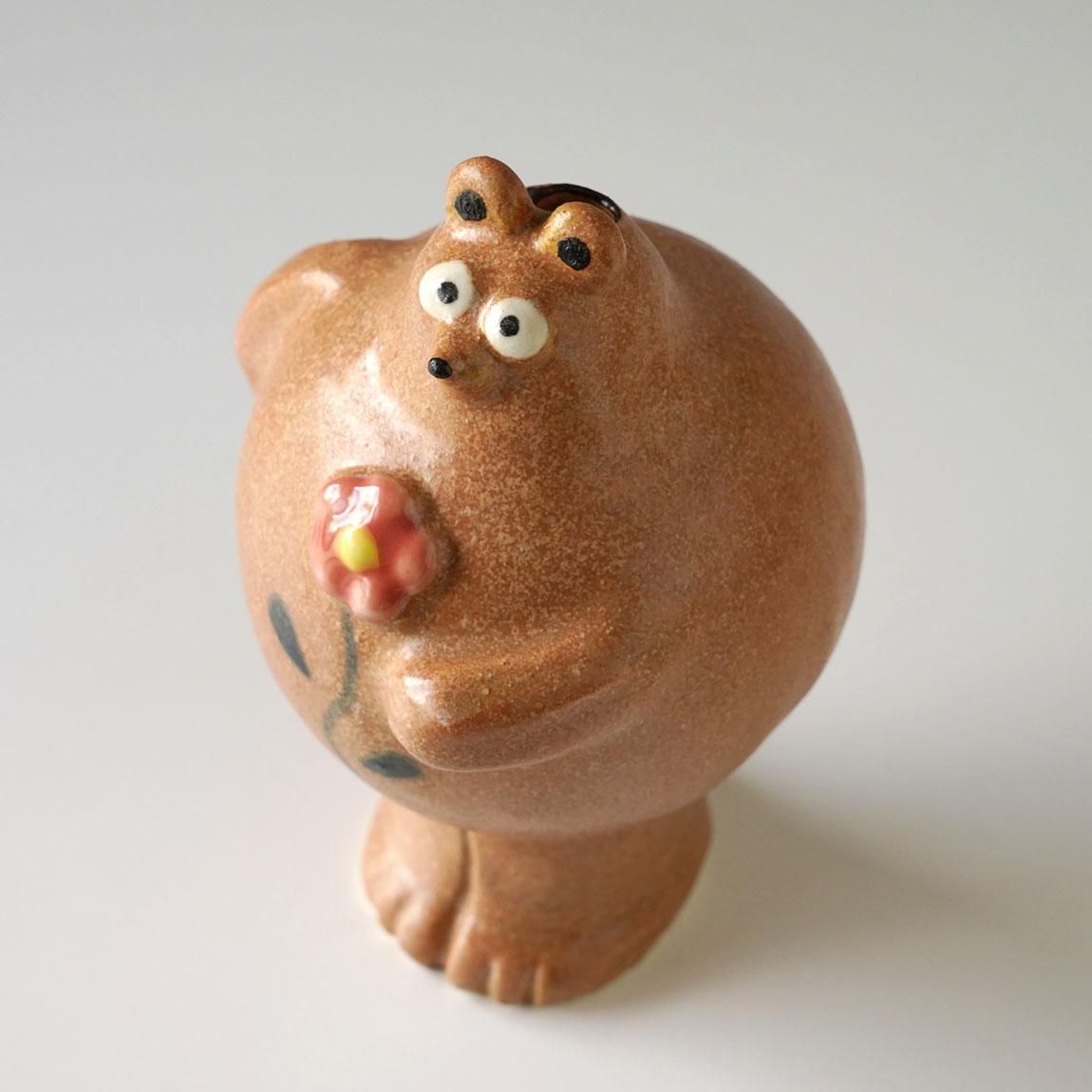 YokoPottery | 動物フラワーベース KUMA - Anchor Bridge アンカー