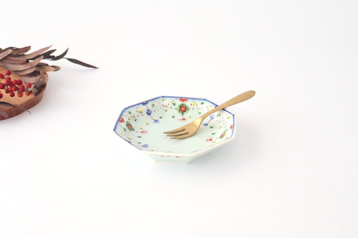 八角取皿｜瓔珞紋｜磁器｜波佐見焼｜和食器通販｜うちる｜和食器の皿