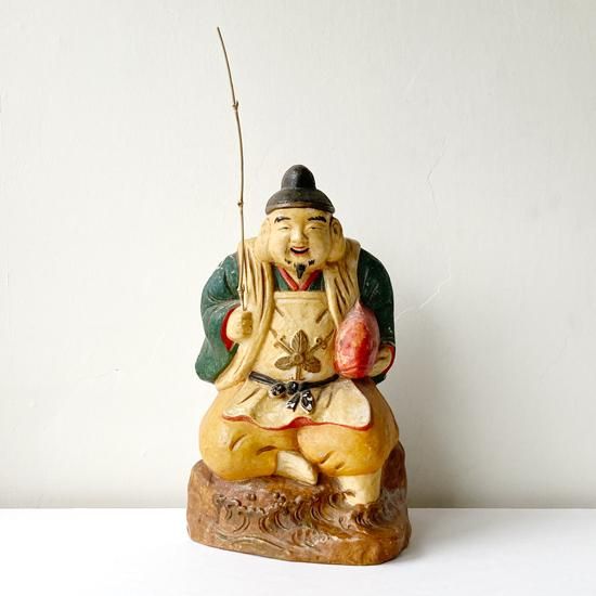 Vintage Japanese Folk Art: 恵比寿天