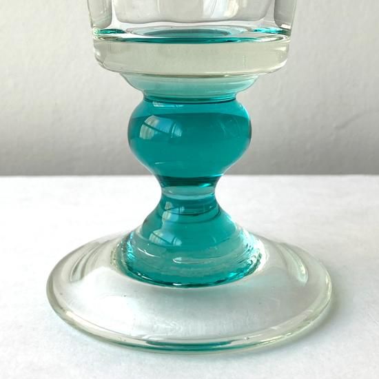 ベネチアングラス 抹茶碗 茶椀 吹きガラス 民藝 ガラス 江波冨士子