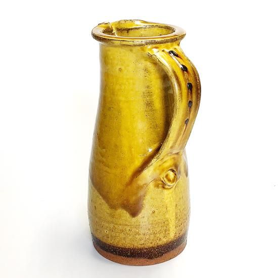 船木研兒 白釉手付壺 花瓶 水差し 舩木研兒 船木研志 手付