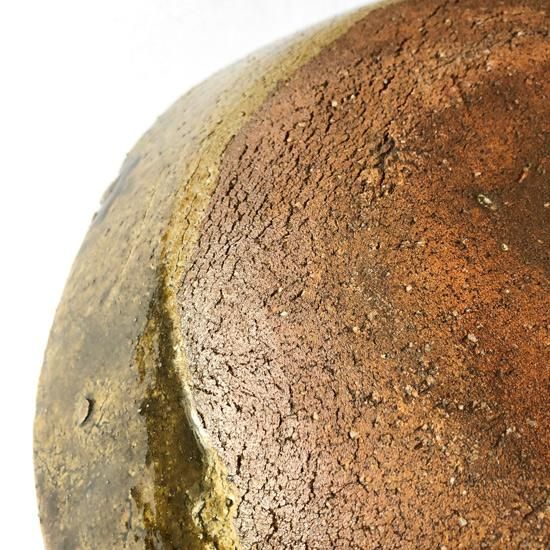 武内晴二郎作 糠白釉緑流小皿五枚組 武内晴二郎作 糠白釉緑流小皿五枚