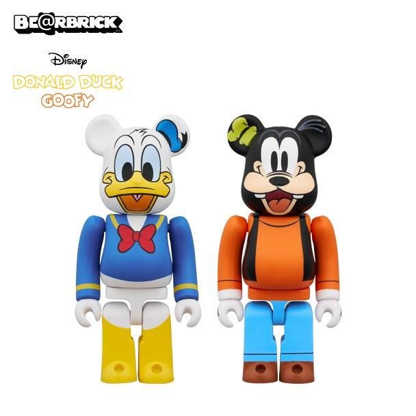 BE@RBRICK DONALD DUCK & GOOFY 2PCS SET - ベアブリックのお店