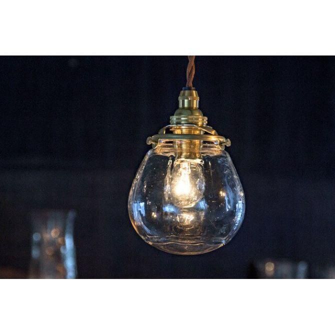 安土草多 吹きガラス ペンダントライト 球 az-l04 ランプシェード