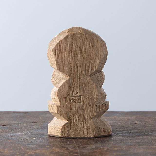 昭雲工房 岡山 叩き彫 阿弥陀如来 8.5cm 山田尚公作 17088｜木彫