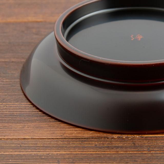 岩舘隆 岩手県浄法寺 五寸椿皿 溜め浄法寺塗 塗師 販売店 通販 FRANK