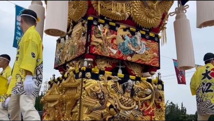 新居浜太鼓祭り 大江太鼓台 法被【先代品】 新居浜太鼓祭り 大江太鼓台