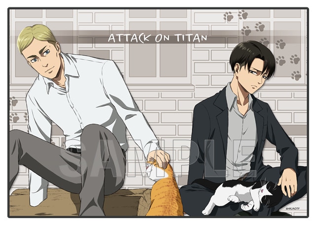 進撃の巨人 リヴァイ エルヴィン グッズまとめ買い 1ヶ月限定 くじ