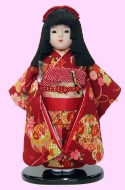 小出松寿作 市松人形（本体） 特選友禅衣裳 41㎝タイプ - ひのでや 久