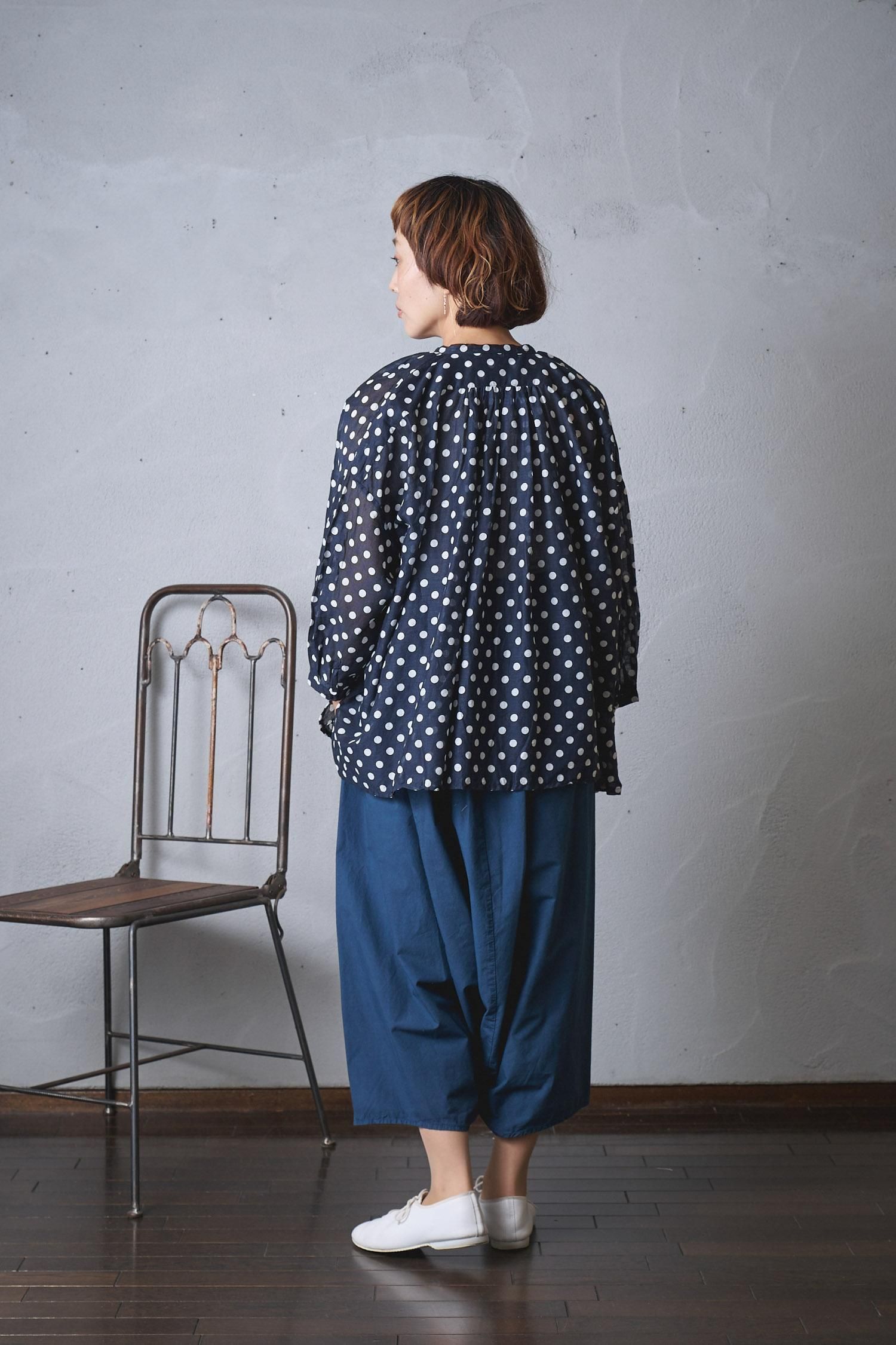 FACTORY(ファクトリー) ペルー綿 サルエルパンツ（2color） - poooL