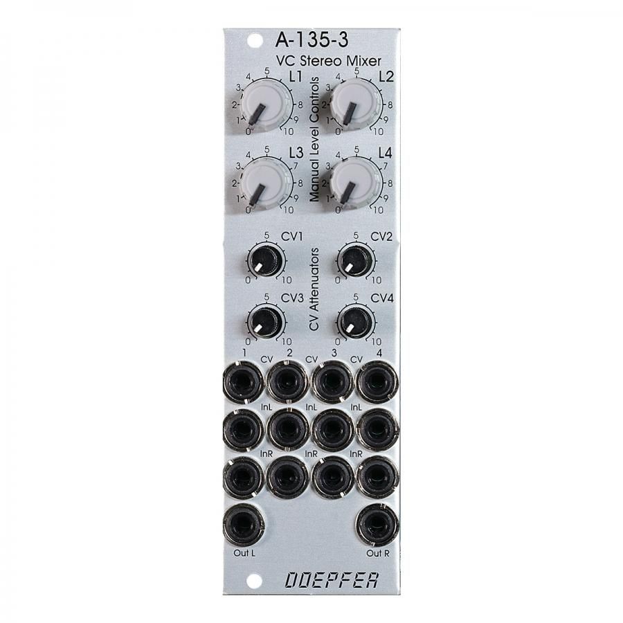 Doepfer | A-135-3 Voltage Controlled Stereo Mixer | 新品ユーロ