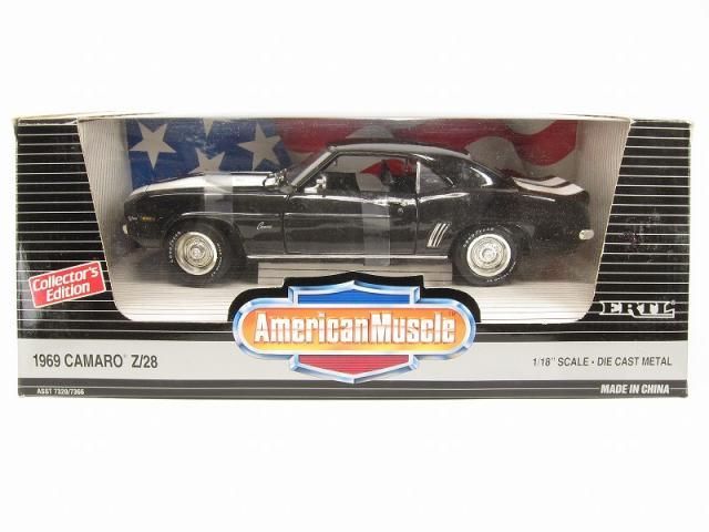 絶版品 ERTL アーテル 1/18 1969 シボレー カマロ Z/28 TUXEDO BLACK