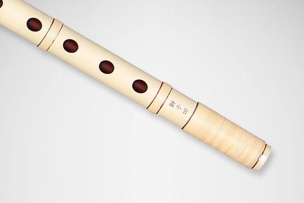 獅子田 竹峰 本漆塗 半重 漆白 - 獅子田流 篠笛「大塚竹管楽器」