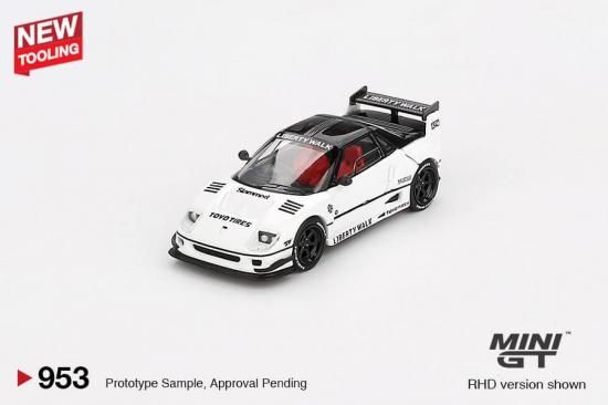 MINI GT 1/64 Mazda AZ-1 Liberty Walk LB40 White 2024 Tokyo Auto
