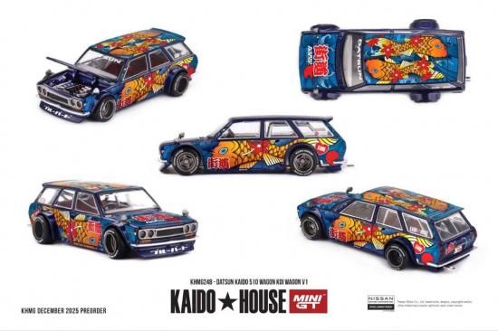 KAIDO☆HOUSE 1/64 Datsun KAIDO 510 Wagon Koi Wagon V1- ミニカー