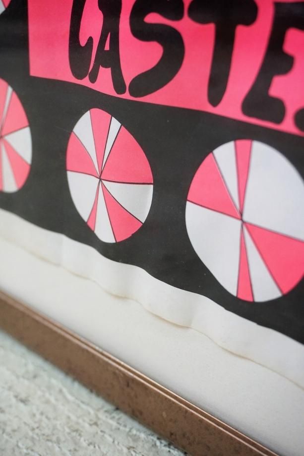 1960's DISNEY ミッキー パロディ ブラックライトポスター