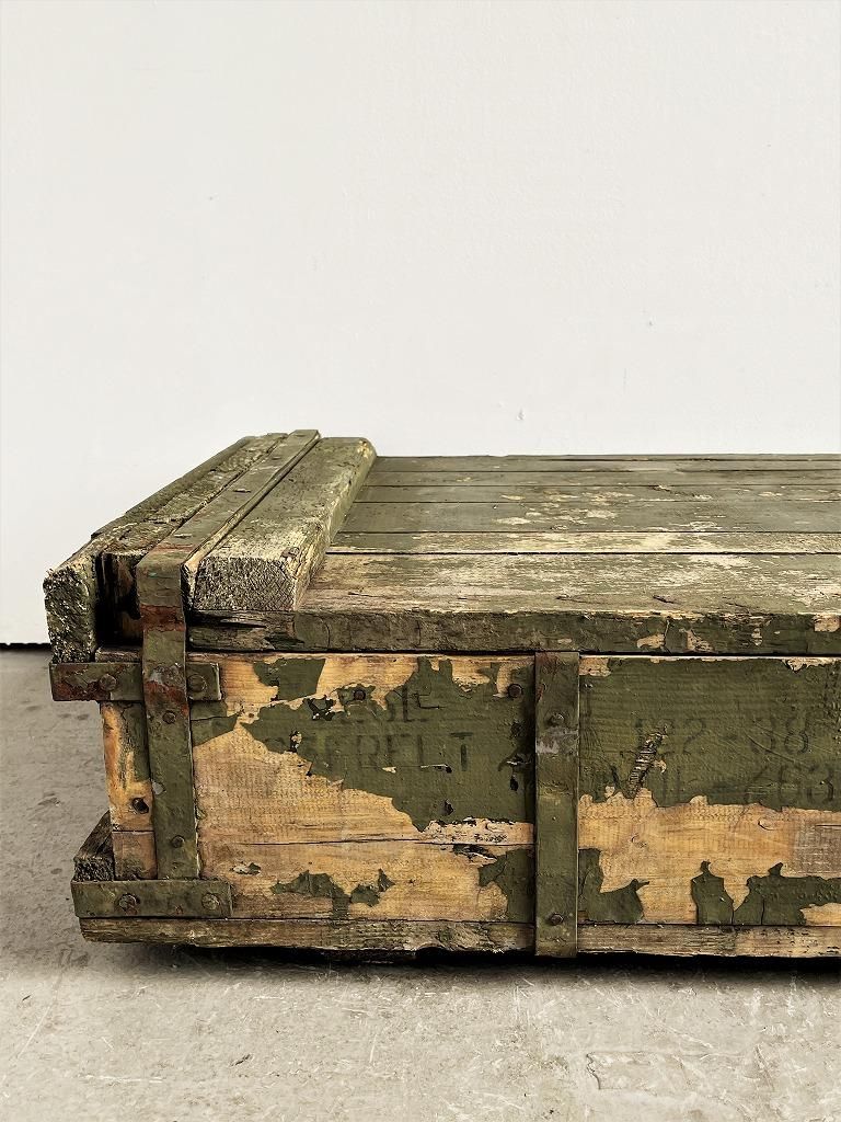 1980's ヴィンテージ ミリタリー アモボックス / 弾薬箱