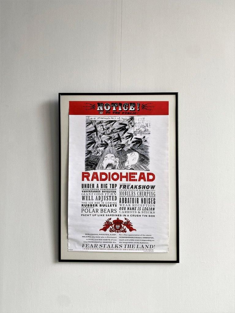 RADIOHEAD JAPAN TOUR 2008 ツアー限定ポスター額付き 【公式通販】