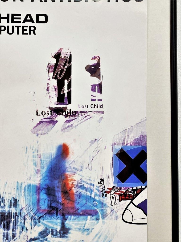 1997's Radiohead ”OK computer” 額入りポスター - アンティーク