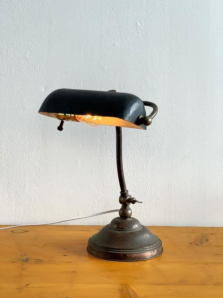 1920-30's ヴィンテージ バンカーズランプ - アンティーク、ビンテージ