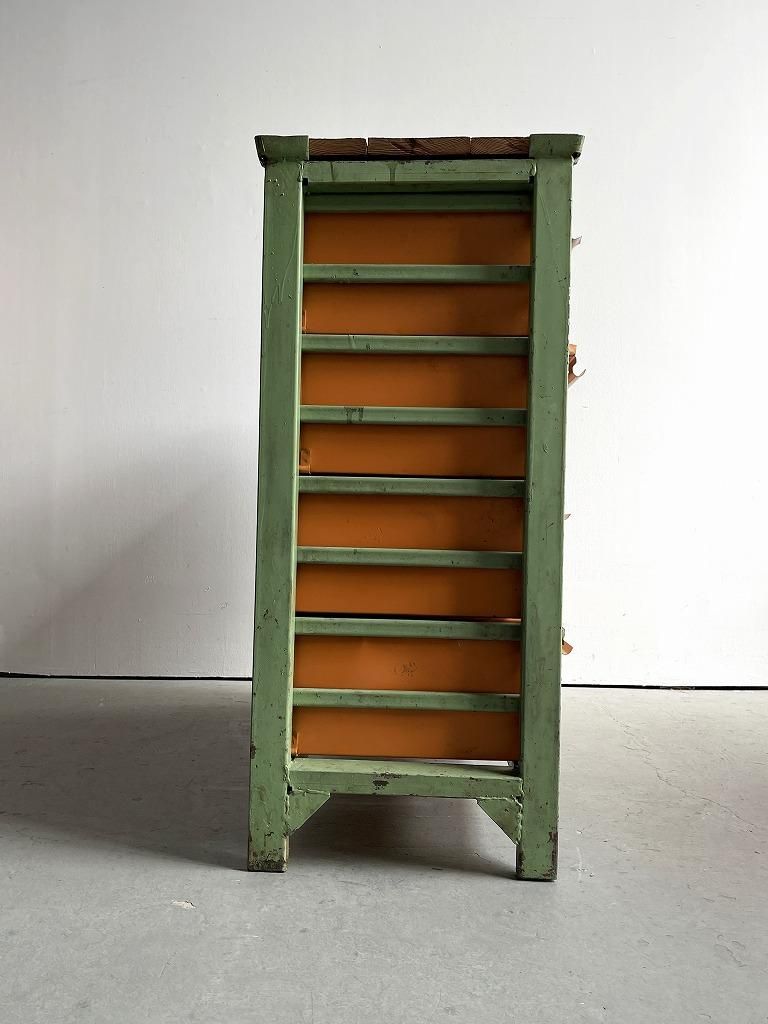 1950-60's ヴィンテージ スチール パーツキャビネット - アンティーク