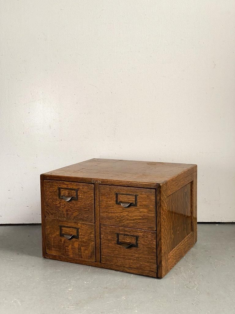 1890-1910's Globe Wernicke社製 アンティーク ウッド ファイル