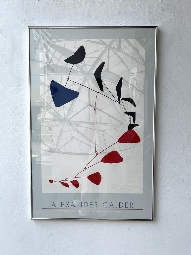 額装済/Abstraction 1966/アレクサンダー カルダー/ポスター Amazon.co