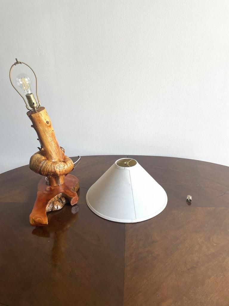 1960's ヴィンテージ ウッドベース テーブルランプ - アンティーク