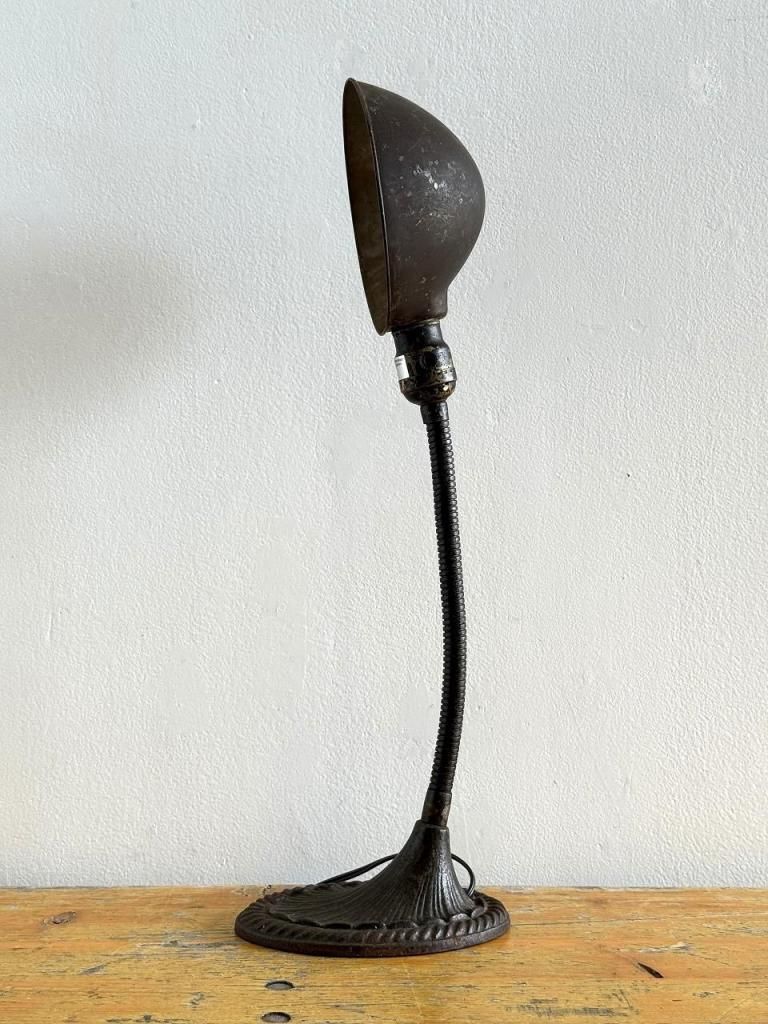 1910-20's EAGLE社製 アンティーク グースネック デスクランプ