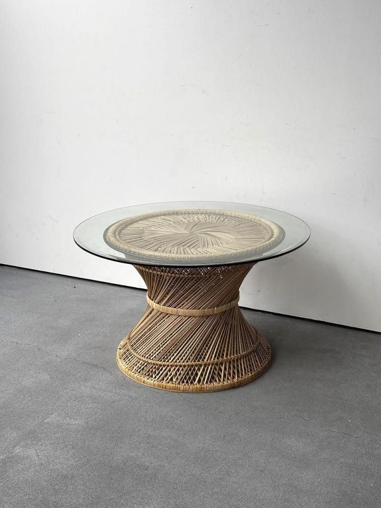 ルネサンス ガラステーブル ゴールド バラ ヴィンテージ アンティーク