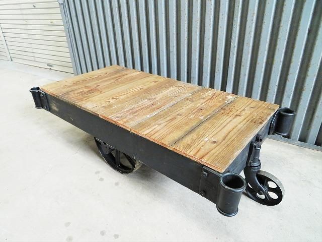 ヴィンテージ インダストリアル トロリー/ 台車 - アンティーク