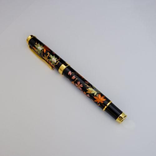 近代蒔絵ボールペン 雲竜 - 金銀箔工芸さくだ ／ 金箔を使用したあぶら