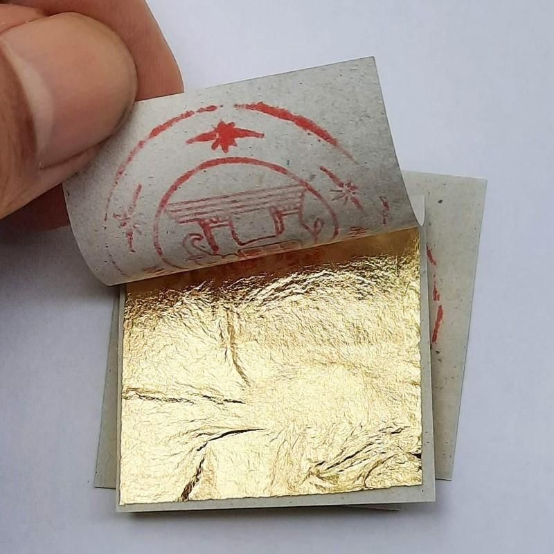 ラッシー様用24K金箔 109mm 50枚入り ラッシー様用24K金箔 109mm 50枚入り