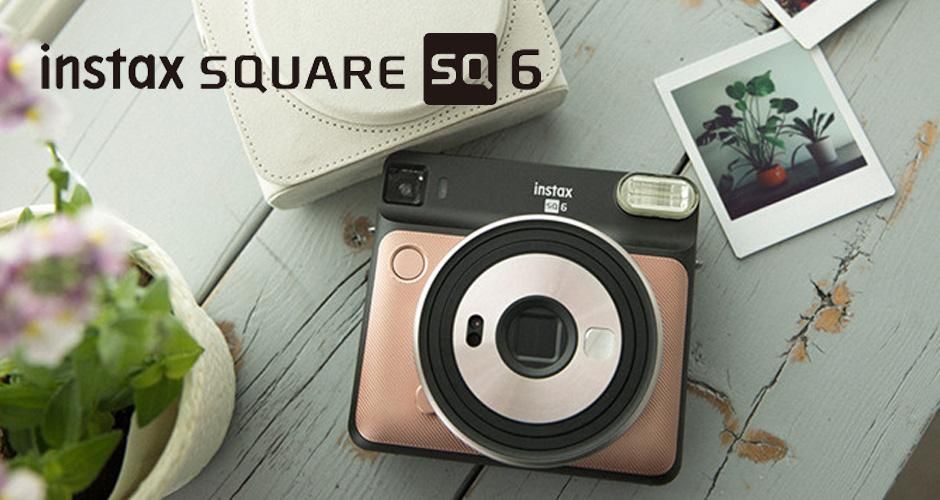 富士フイルム チェキ SQUARE SQ6 ブラッシュゴールド極上美品