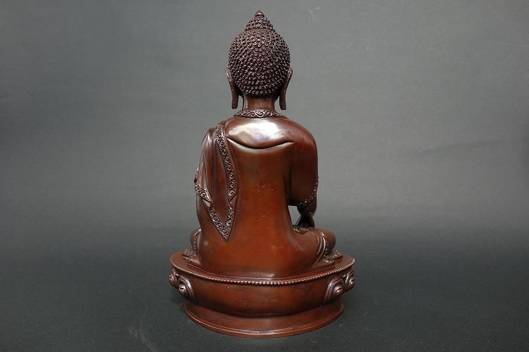 釈迦如来 銅製 21cm｜大阪の仏像通販・販売なら仏像専門店 多羅堂