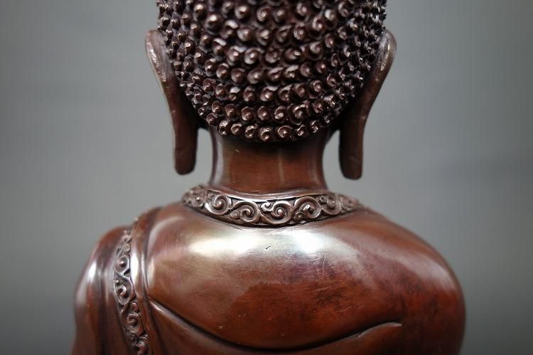 釈迦如来 銅製 21cm｜大阪の仏像通販・販売なら仏像専門店 多羅堂