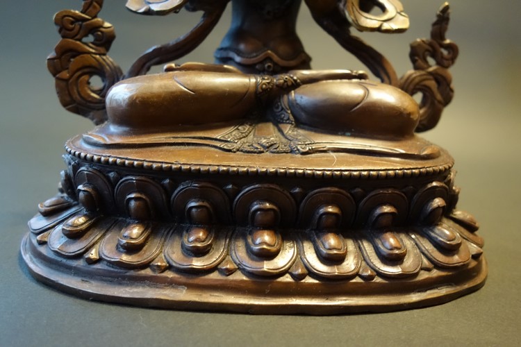 銅製 全身仏 仏像 装飾品 工芸品 美術品 置物 卓上 銅製 全身仏 仏像