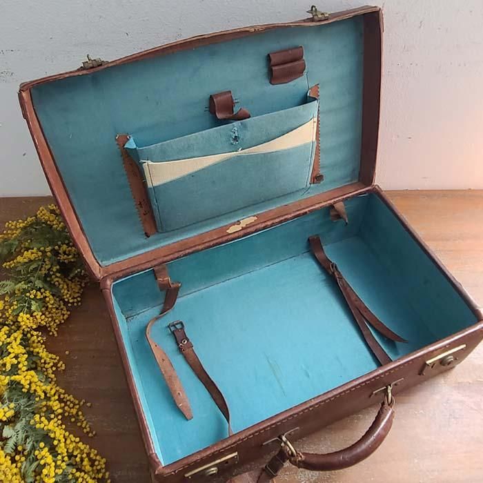 昭和レトロ・古道具・レトロトランク・ブラウン | 旅するレトロ雑貨店