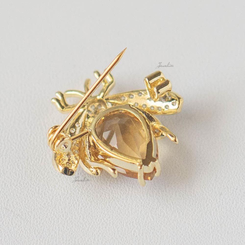 Jeweliss ミエール Miel ハチ ブローチ ジュエリス 公式 ブローチ専門