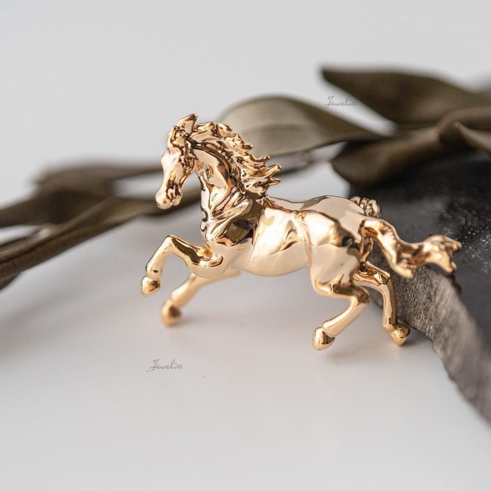 Jeweliss ブローチ Dorf ドルフ 馬 ウマ 午 干支 ジュエリス