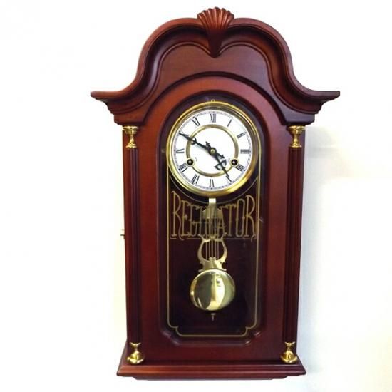 振り子時計 掛け時計 木製 大型 大きい 機械式振り子時計 ハンドメイド