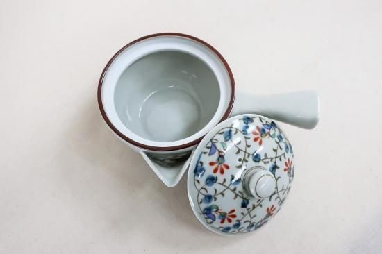 九谷焼青郊窯石ポット急須千鳥 | KOHNOオンラインショップ