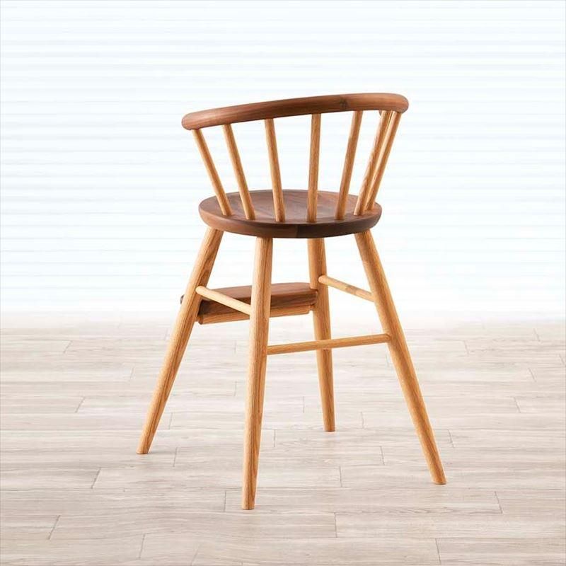 高山ウッドワークス BC2K baby chair／ウォールナット＋オーク