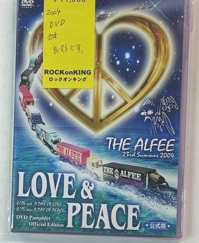 THE ALFEE 2004 LOVE & ショップ PEACE 2枚組DVD DVD】THE ALFEE 2004
