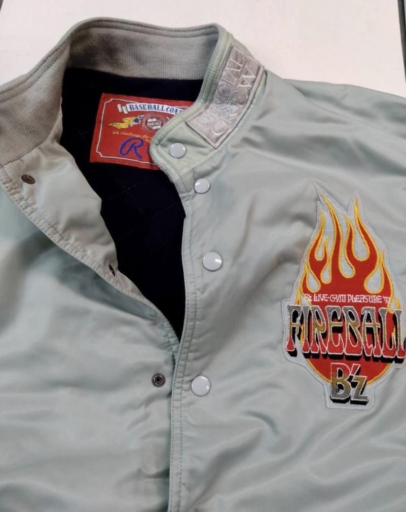 B'z PLEASURE 97 FIRE BALL ベースボールシャツ B'z LIVE-GYM Pleasure