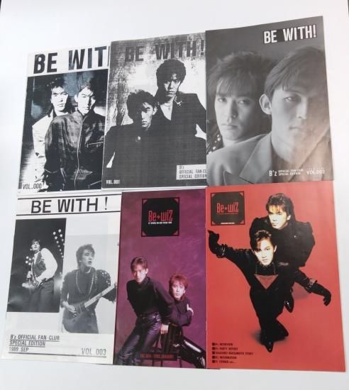 B'z ファンクラブ会報 Be+wiZ 000号から10号までの9冊セット 002-10