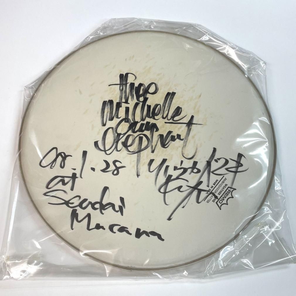 クハラカズユキ 直筆サイン入り、ミッシェルガンエレファント・ドラム