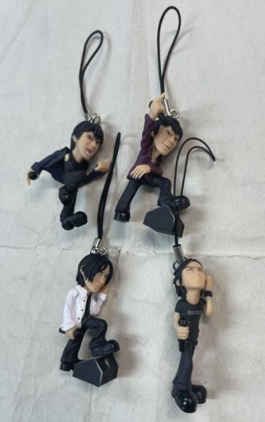 氷室京介 LAST GIGS フィギュア・ストラップ 4種類セット / 未使用 美