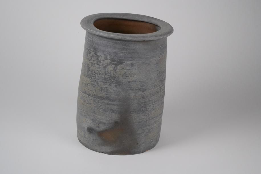 信楽焼 大壷 [B23301] 水瓶 陶磁器 壷 茶壷 茶道具 雨だれ