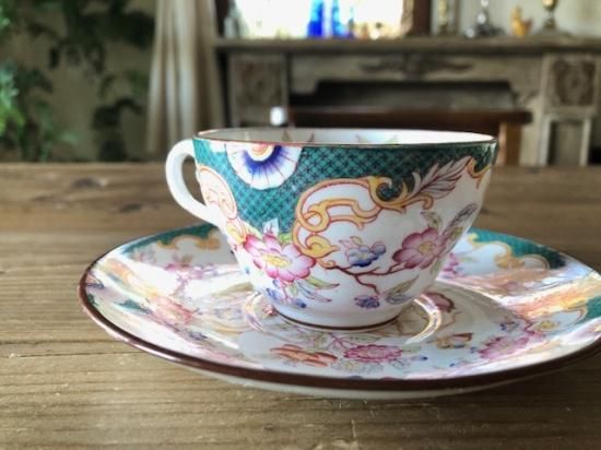 フランス/サルグミンヌ(SARREGUEMINES)MINTON（ミントン）#215ティー